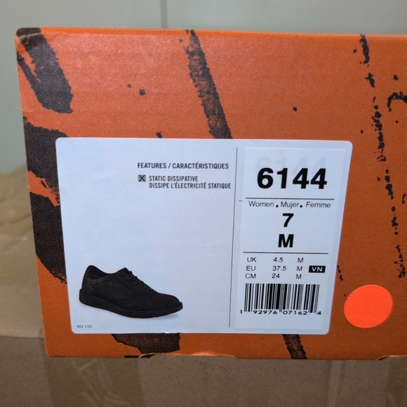 Women's Red Wing Worx Black Casual Shoes Size 7 - Picture 4 of 4